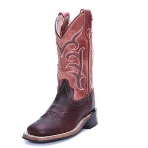 Old West Square Toe Unisex Cowboy Boots